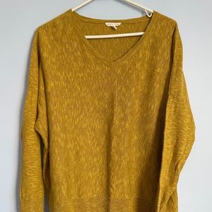 Oversized linen & cotton blend light sweater